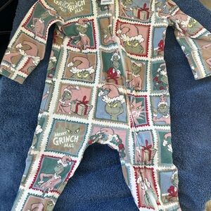 Grinchmas Kids One Piece Pajama - Multicolor
